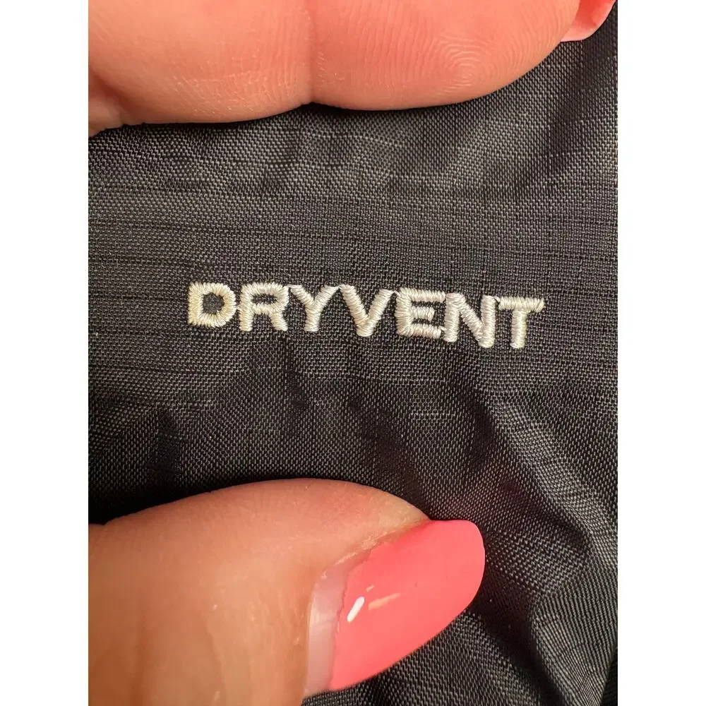 The North Face DryVent Waterproof Rain Jacket Black Hooded Shell Gorpcore Large